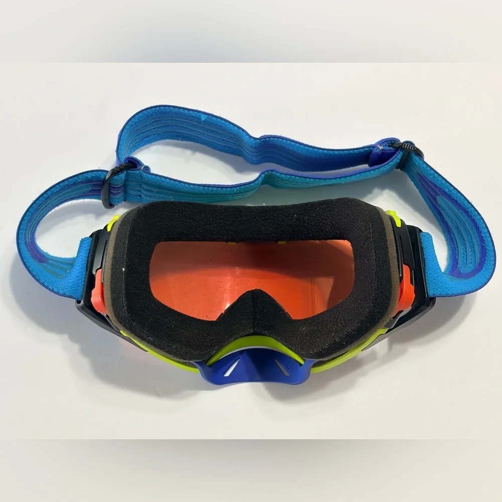 OAKLEY Airbrake MX Hazard Green Blue PRIZM MX SAPPHIRE Goggles